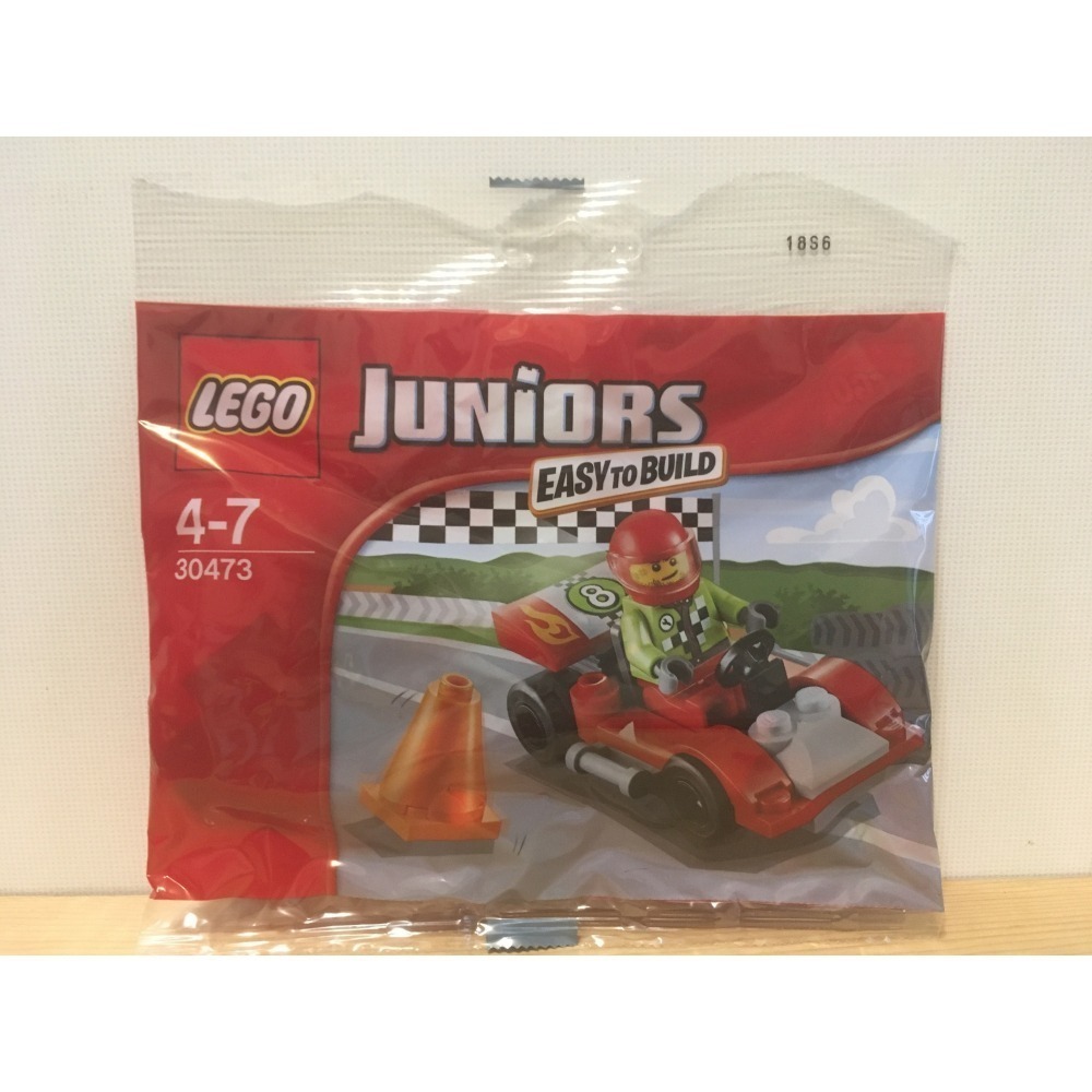 ⋐HJ㍿⋑ 全新現貨 樂高 LEGO 30473 polybag Juniors系列 賽車-細節圖3