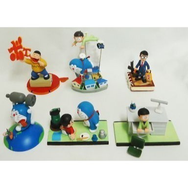 ⋐HJ㍿⋑ 全新絕版逸品 EPOCH 盒玩 2003年 小叮噹 哆啦A夢 漫畫情境場景組 第1彈 全6種 (含1隱藏)-細節圖2