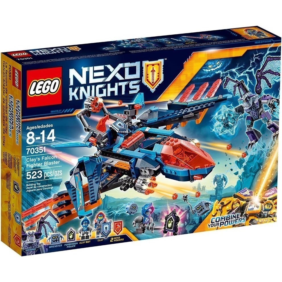 ⋐HJ㍿⋑ 全新現貨 樂高 LEGO 70351 NEXO KNIGHTS 未來騎士團系列 克雷的神鷹連發戰鬥機-細節圖3