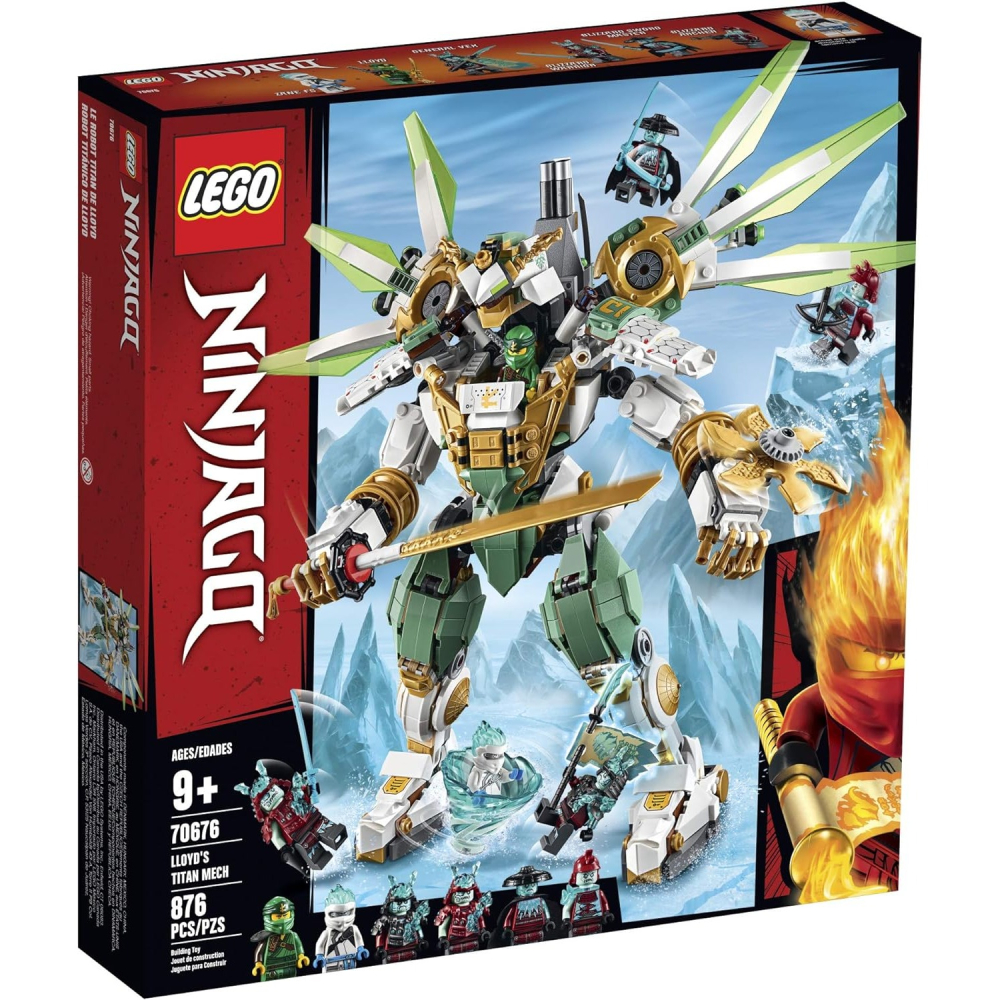 ⋐HJ㍿⋑ 全新現貨 樂高 LEGO 70676 NINJAGO 旋風忍者系列 勞埃德的鈦機械人-細節圖3