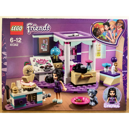 ⋐HJ㍿⋑ 全新現貨 樂高 LEGO 41342 friends 好朋友系列 艾瑪的豪華臥室 Emma