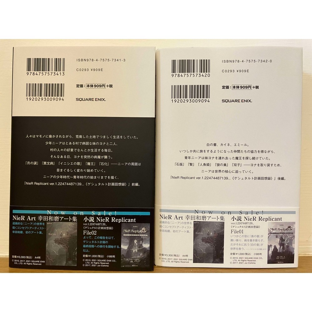 ⋐HJ㍿⋑ 全新現貨 日文小說 尼爾 人工生命 NieR Replicant《ゲシュタルト計畫回想錄》File01/02-細節圖3