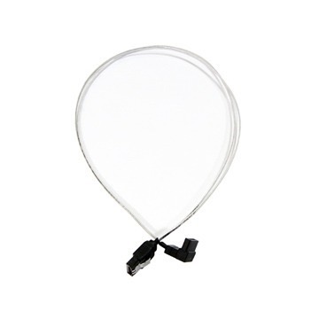 ⋐HJ㍿⋑ 全新現貨 Amphenol 安費諾 SATA3連接線 雙鐵扣 1彎1直 L頭(35CM/180度-正90度)-細節圖3