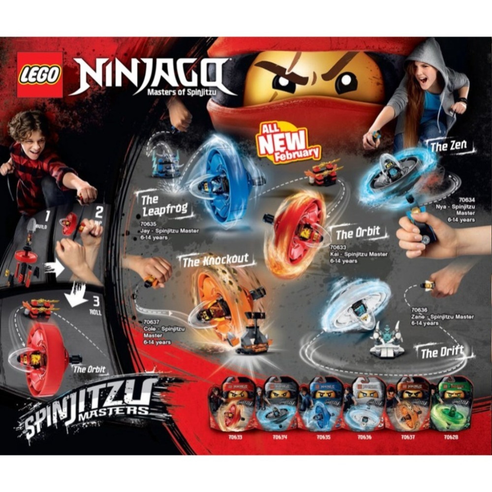 ⋐HJ㍿⋑ LEGO NINJAGO旋風忍者陀螺 70628 70633 70634 70635 70636 70637-細節圖2