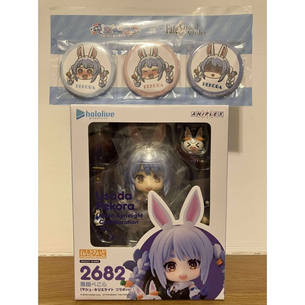 ⋐HJ㍿⋑【Aniplex線上限定特典】黏土人 hololive × Fate/FGO 兔田佩克拉×瑪修‧基利艾拉特-細節圖2