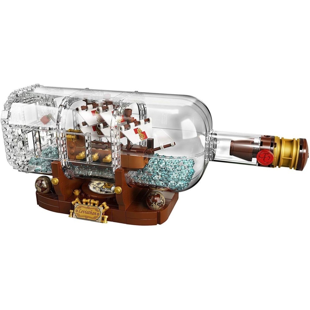 ⋐HJ㍿⋑ 全新現貨 樂高 LEGO 21313 Ideas系列 瓶中船 Ship in a Bottle-細節圖5
