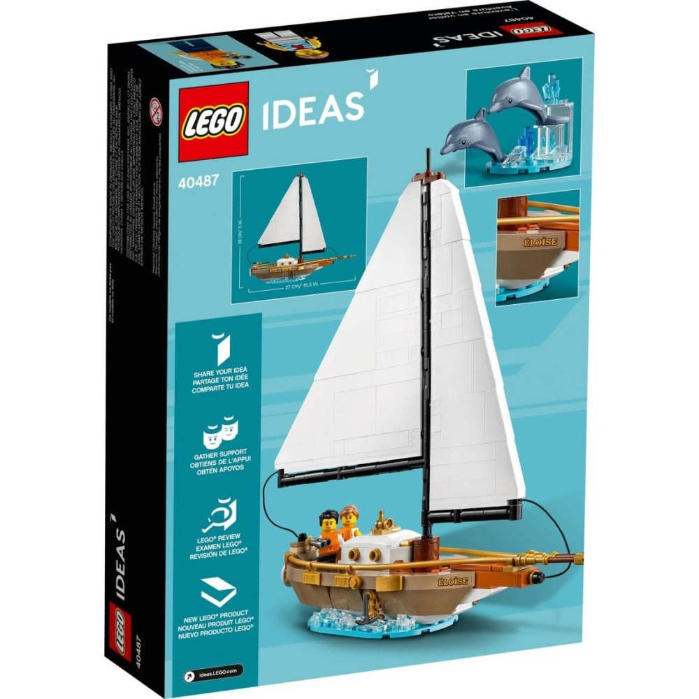 ⋐HJ㍿⋑ 全新現貨 樂高 LEGO 40487 Ideas系列 帆船冒險 Sailboat Adventure-細節圖2