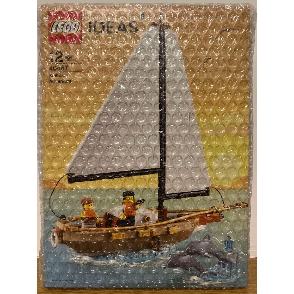 ⋐HJ㍿⋑ 全新現貨 樂高 LEGO 40487 Ideas系列 帆船冒險 Sailboat Adventure-細節圖4