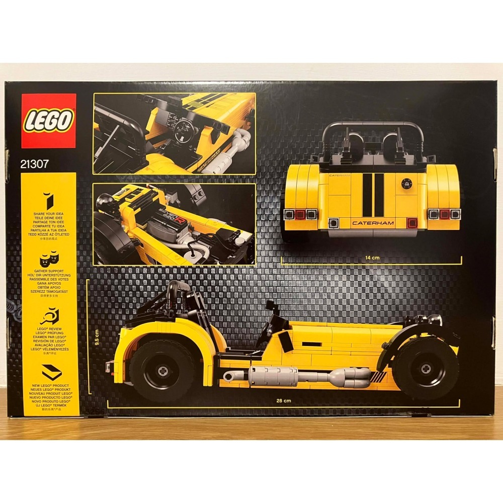 ⋐HJ㍿⋑ 全新現貨 樂高 LEGO 21307 Ideas系列 卡特漢姆跑車 Caterham Seven 620R-細節圖2