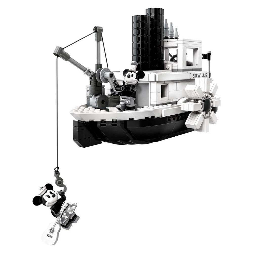 ⋐HJ㍿⋑ 全新現貨 樂高 LEGO 21317 Ideas系列 Disney 迪士尼 米奇 米妮 汽船威利號-細節圖7