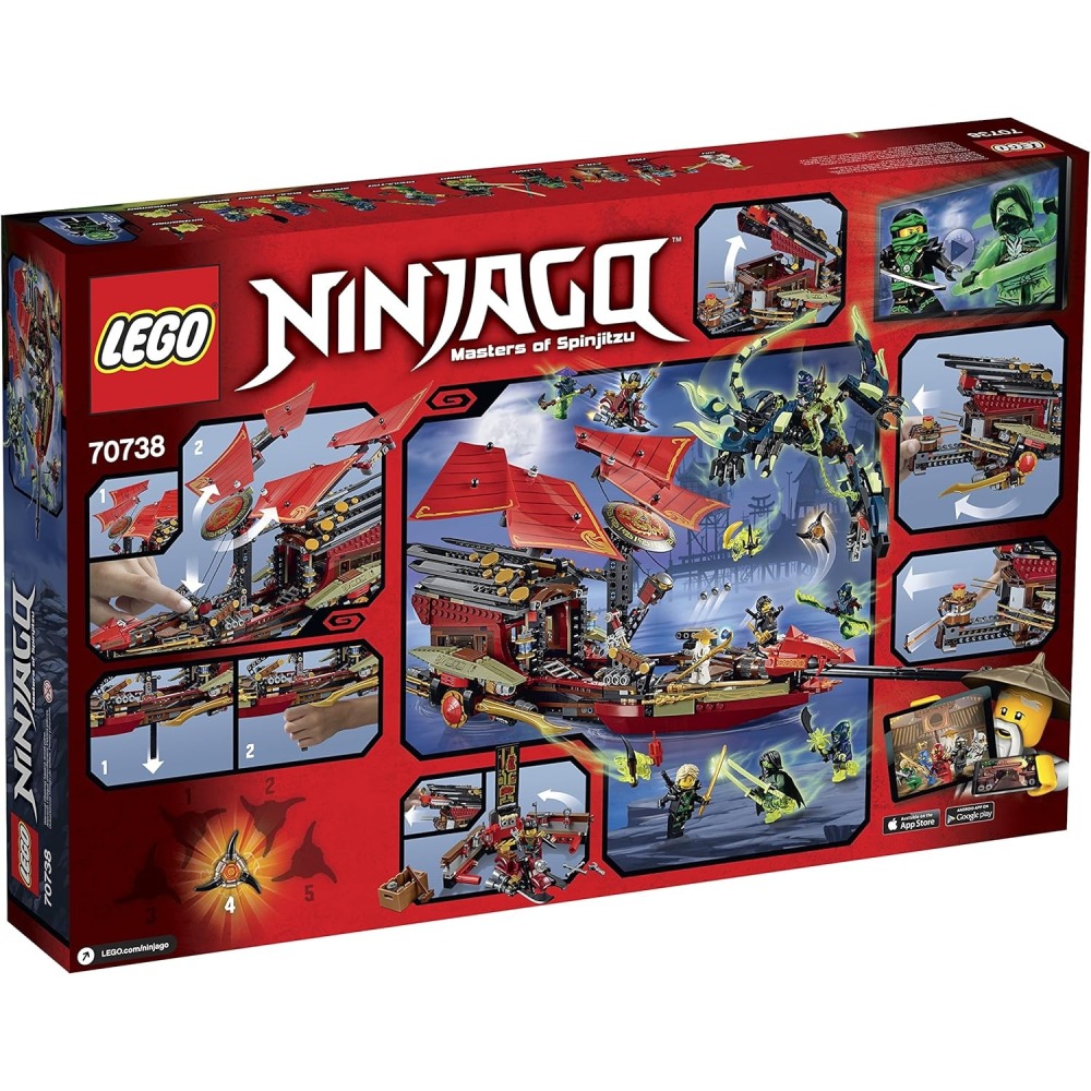 ⋐HJ㍿⋑ 全新現貨 樂高 LEGO 70738 NINJAGO 旋風忍者系列 使命號之最終決戰-細節圖2