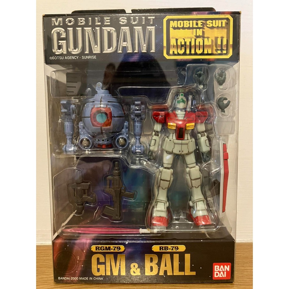 ⋐HJ㍿⋑ 全新現貨 BANDAI MIA系列《機動戰士鋼彈》RGM-79 GM 吉姆 & RB-79 BALL 鋼球-細節圖2