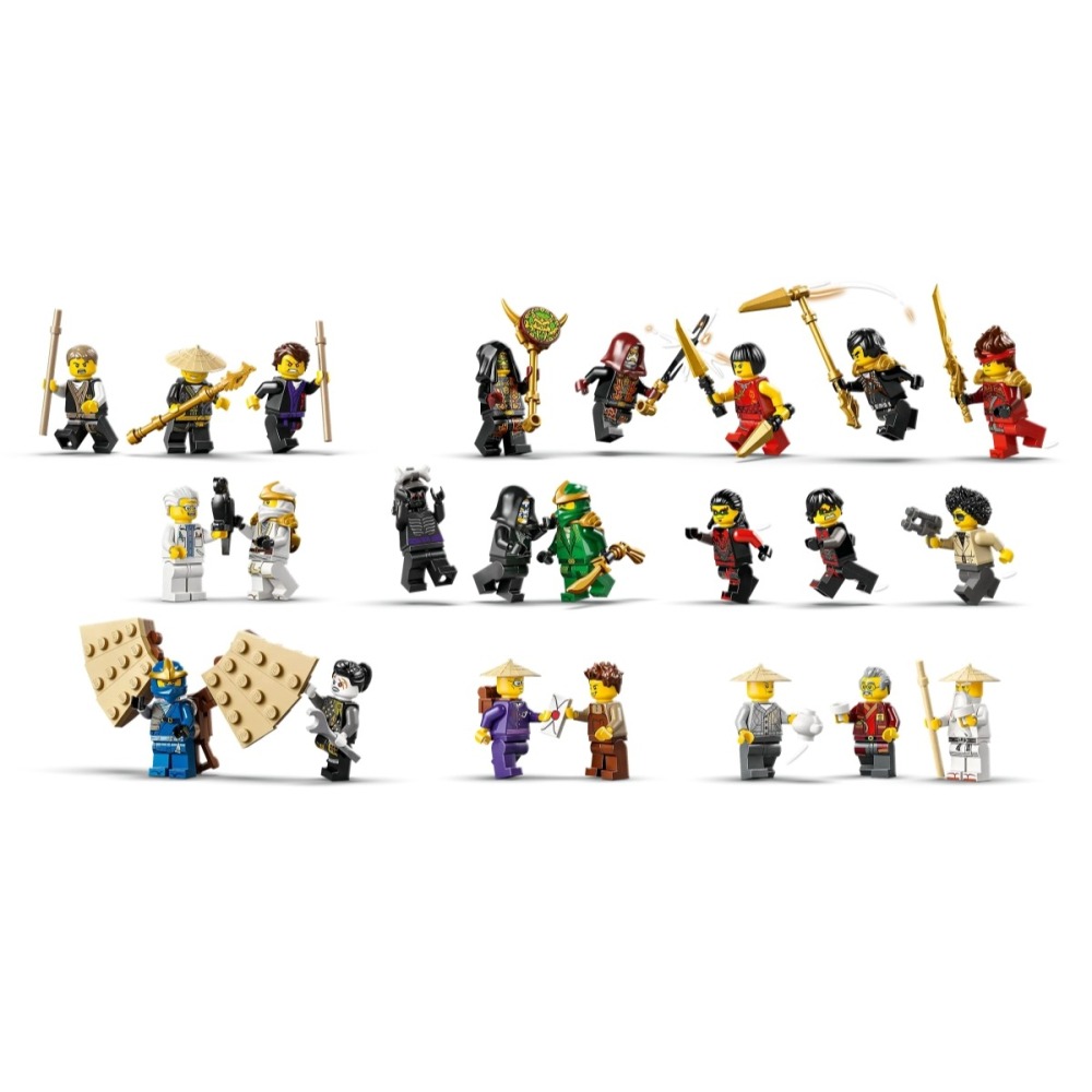 ⋐HJ㍿⋑ 全新現貨 樂高 LEGO 71861 NINJAGO 旋風忍者系列 老城區 15 週年紀念版-細節圖6