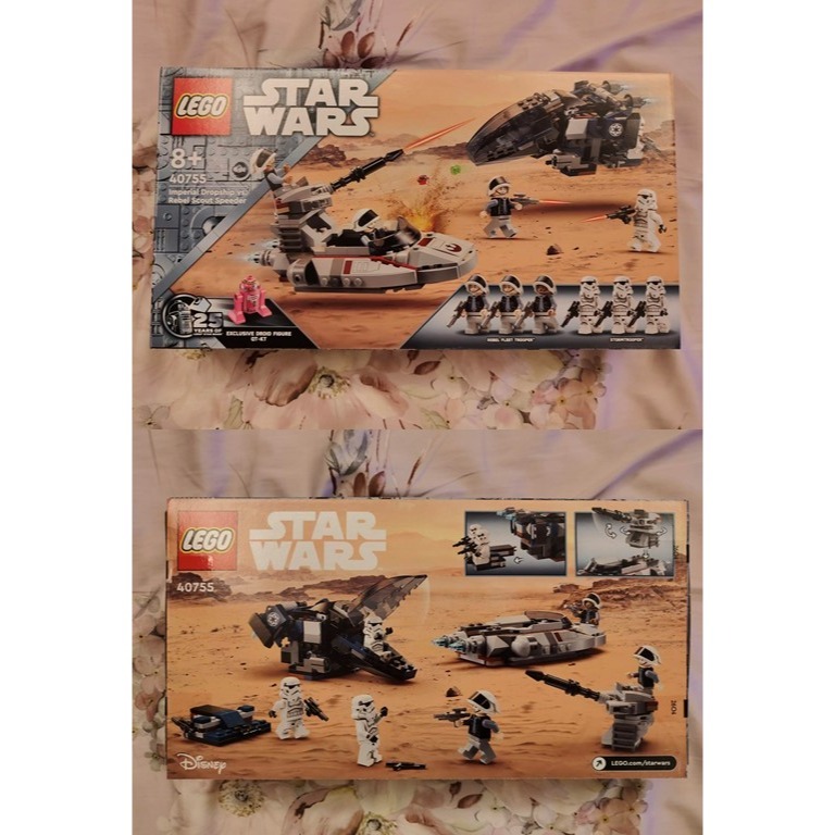 ⋐HJ㍿⋑ 全新現貨 樂高 LEGO 40755 Star Wars 星際大戰系列 帝國登陸艇 vs. 反抗軍偵查艇-細節圖3