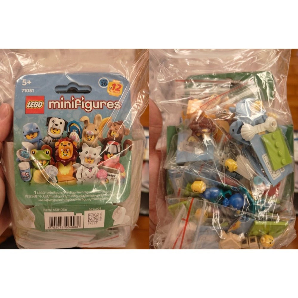 ⋐HJ㍿⋑ 全新現貨 樂高 LEGO 71051 Minifigures 人偶抽抽包 第28代 動物 全套12款-細節圖2