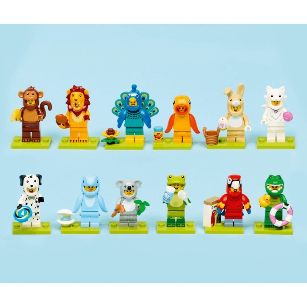 ⋐HJ㍿⋑ 全新現貨 樂高 LEGO 71051 Minifigures 人偶抽抽包 第28代 動物 全套12款-細節圖3