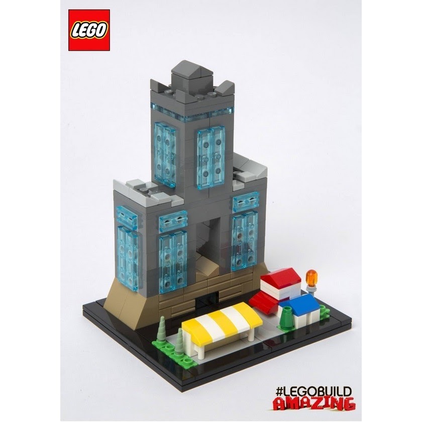 ⋐HJ㍿⋑ 全新現貨 樂高 LEGO 滿額禮 台灣經典建築系列：高雄85大樓、台南赤崁樓-細節圖2