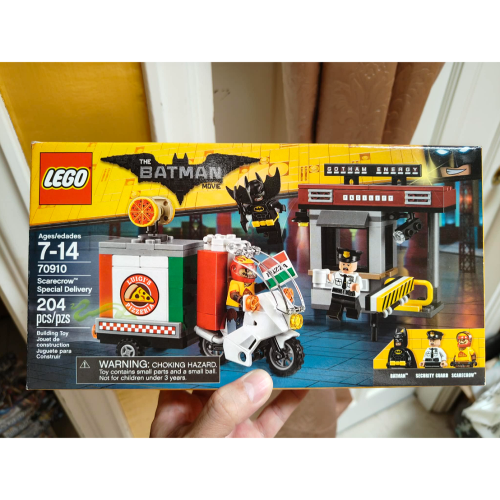 ⋐HJ㍿⋑ 全新現貨 樂高 LEGO 70910 BATMAN MOVIE 樂高蝙蝠俠電影 稻草人披薩機車-細節圖2