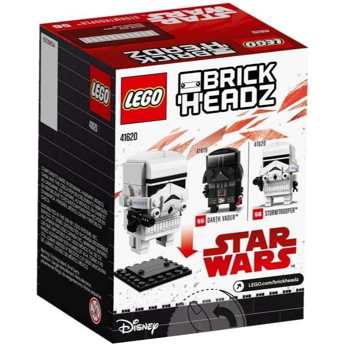 ⋐HJ㍿⋑全新現貨 樂高 LEGO 41620 BrickHeadz 大頭系列 Star Wars 星際大戰 帝國風暴兵-細節圖2