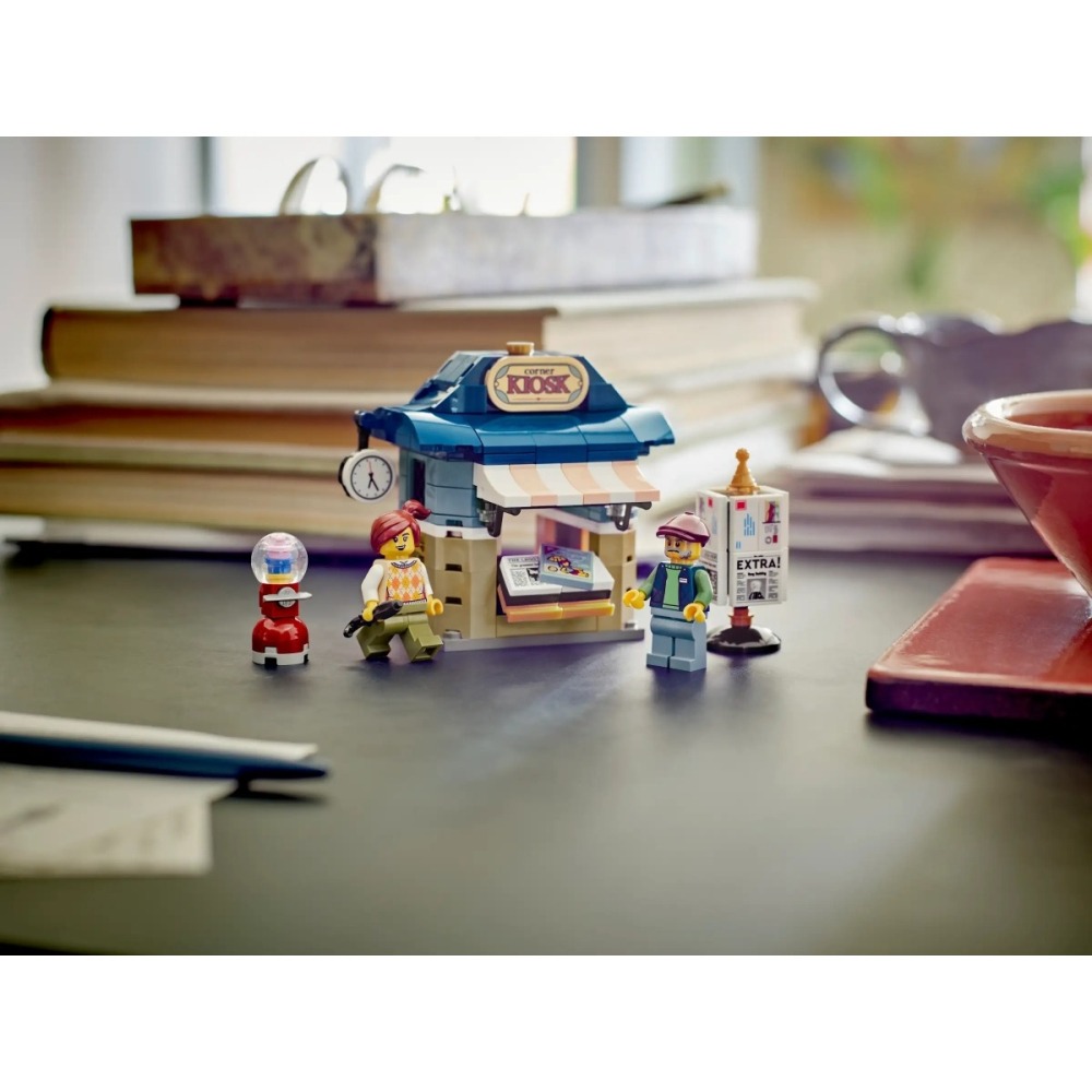 ⋐HJ㍿⋑ 全新現貨 樂高 LEGO 40757 Icons系列 街角報亭 Corner Kiosk-細節圖5