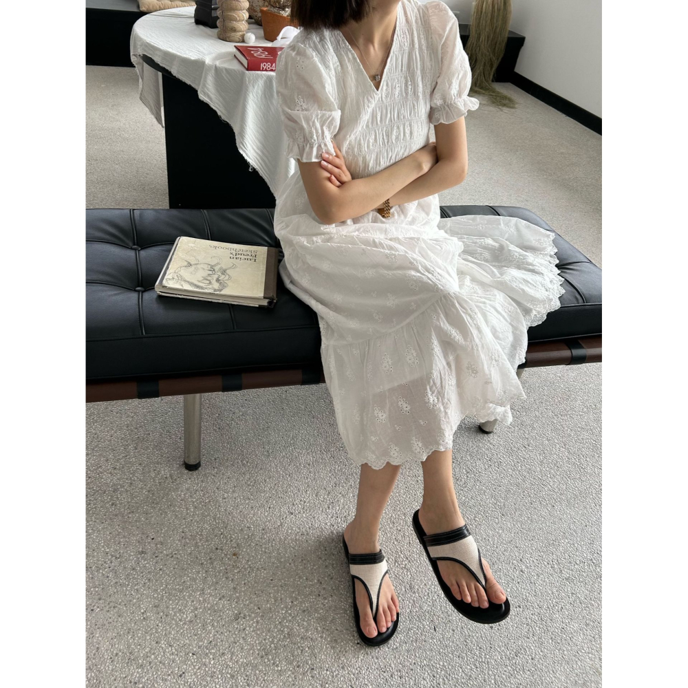 度假⛅度假⛅季到來33-9韓國新款海島度假舒適平底人字拖 平底拖鞋 平底涼鞋 人字拖 加厚軟墊 拖鞋-細節圖4