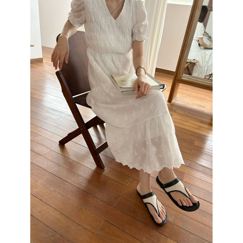 度假⛅度假⛅季到來33-9韓國新款海島度假舒適平底人字拖 平底拖鞋 平底涼鞋 人字拖 加厚軟墊 拖鞋-細節圖7