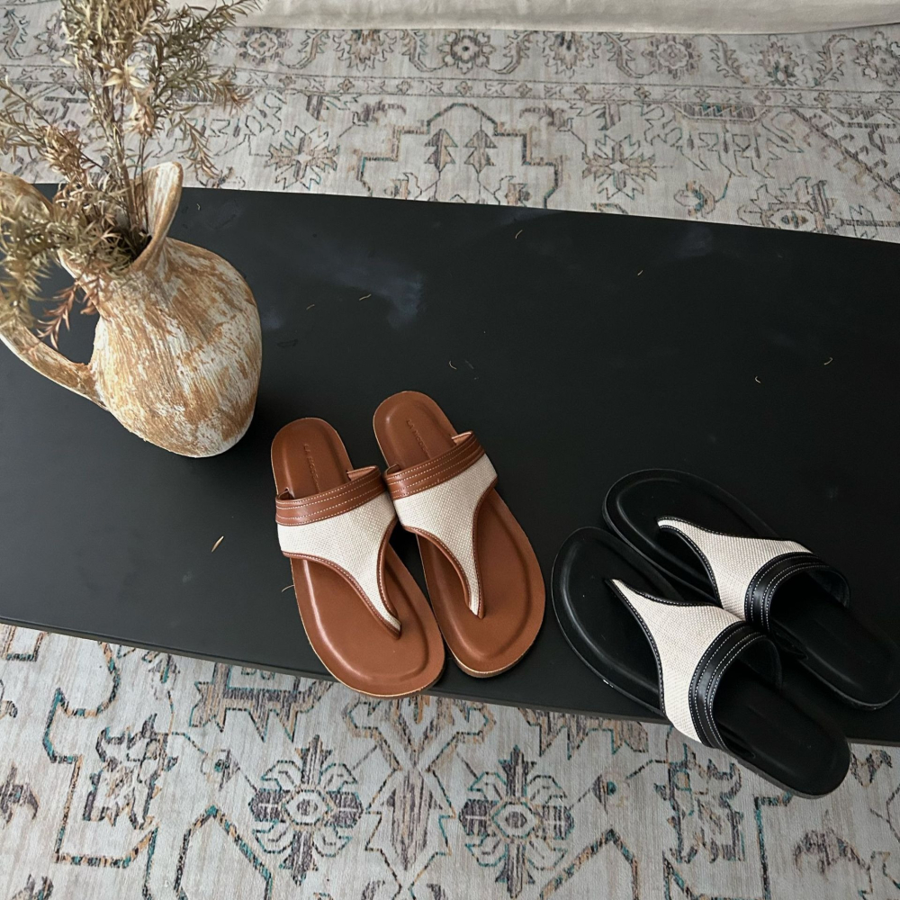 度假⛅度假⛅季到來33-9韓國新款海島度假舒適平底人字拖 平底拖鞋 平底涼鞋 人字拖 加厚軟墊 拖鞋-細節圖10