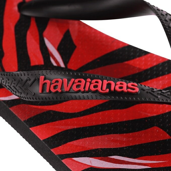 havaianas 哈瓦士 巴西人字拖 男款 Top Times Flamengo 紅佛朗明哥足球 涼鞋 拖鞋 夾腳拖-細節圖3