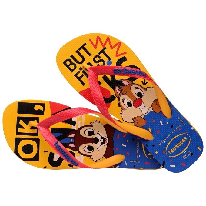 havaianas 哈瓦士 巴西人字拖 男款 Disney stylish 奇奇蒂蒂 拖鞋 夾腳拖 海灘鞋＊db小舖＊-細節圖2