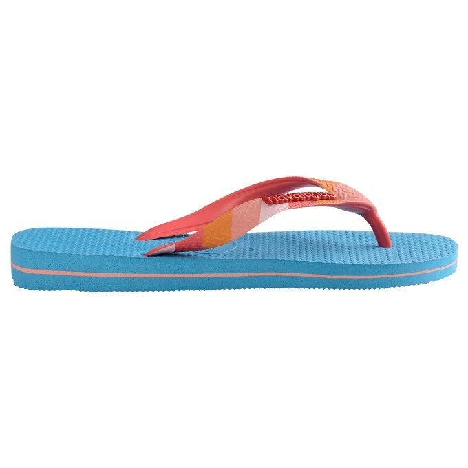 havaianas 哈瓦士 巴西人字拖 女款 Top verano 藍底粉橘帶 涼鞋 拖鞋 夾腳拖 海灘鞋＊db小舖＊-細節圖4