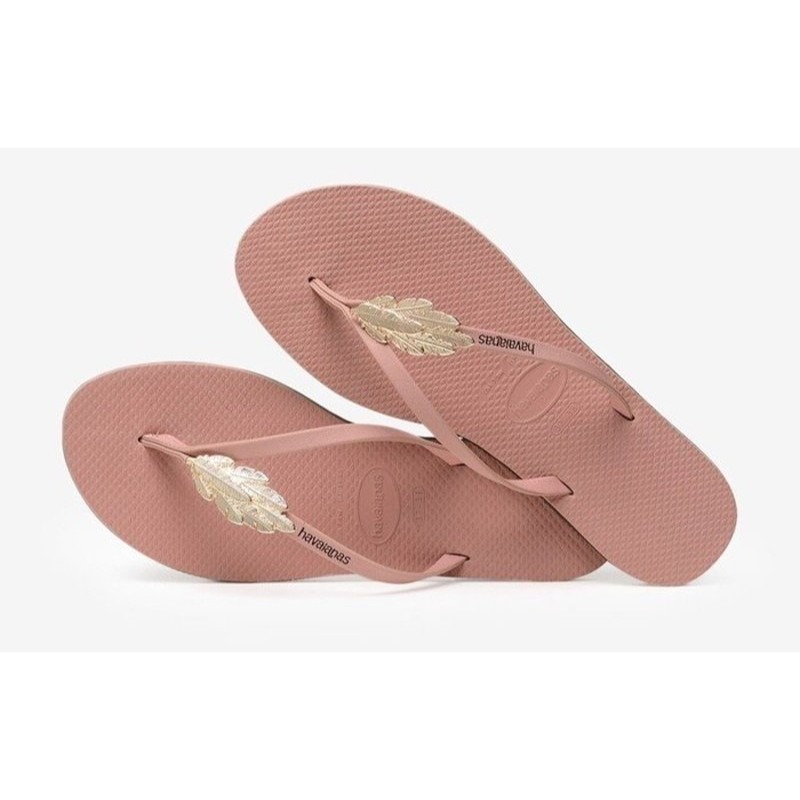 havaianas 哈瓦士 巴西人字拖 女款 You premium 羽毛粉 涼鞋 拖鞋 夾腳拖 海灘鞋＊db小舖＊-細節圖2