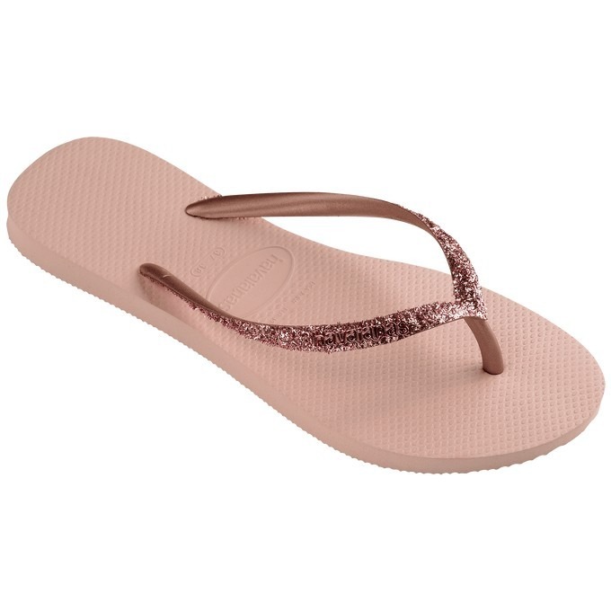 havaianas 哈瓦士 巴西人字拖 女款 Slim Glitter II 金蔥粉 拖鞋 夾腳拖 海灘鞋＊db小舖＊-細節圖3