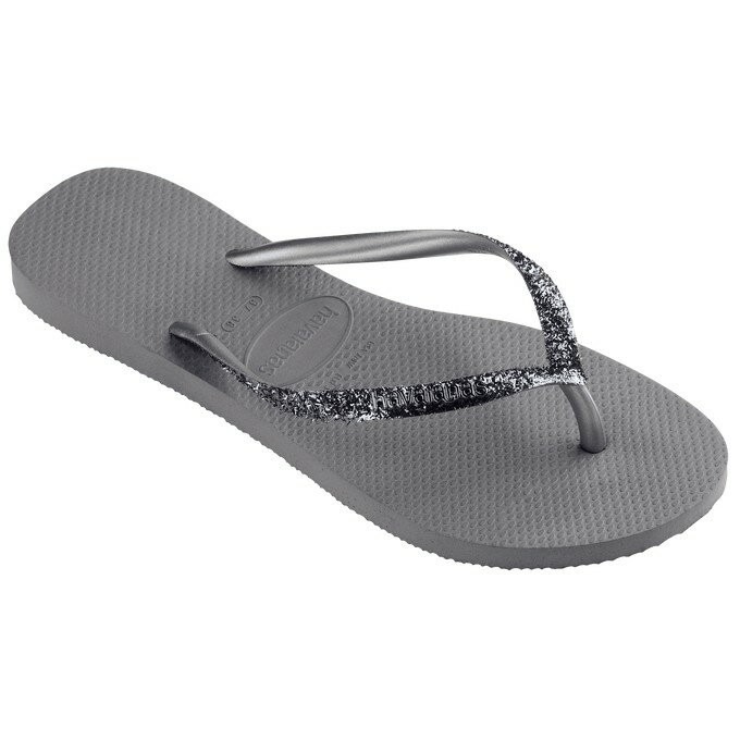 havaianas 哈瓦士 巴西人字拖 女款 Slim Glitter II 金蔥灰 拖鞋 夾腳拖 海灘鞋＊db小舖＊-細節圖3