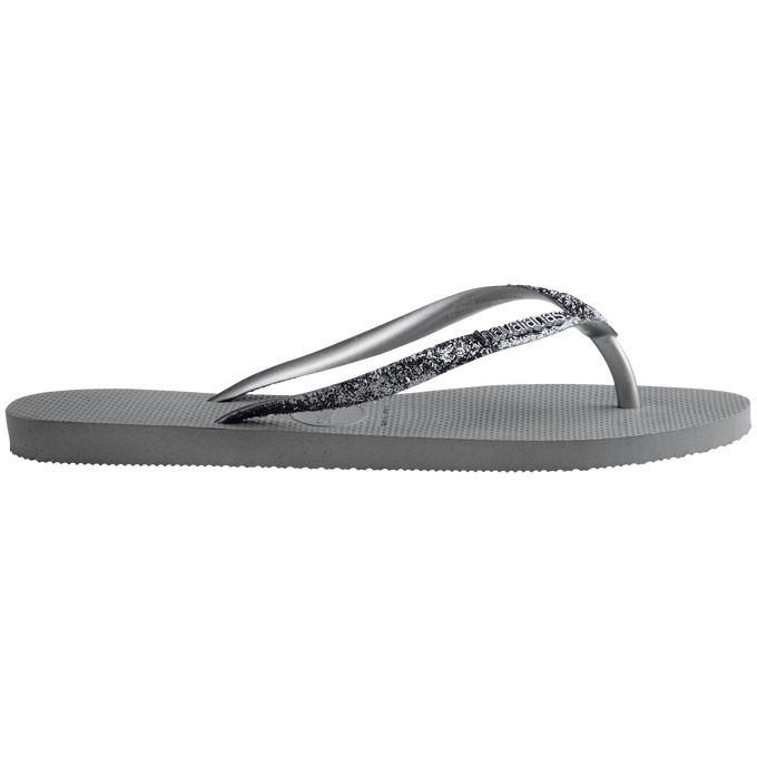 havaianas 哈瓦士 巴西人字拖 女款 Slim Glitter II 金蔥灰 拖鞋 夾腳拖 海灘鞋＊db小舖＊-細節圖4