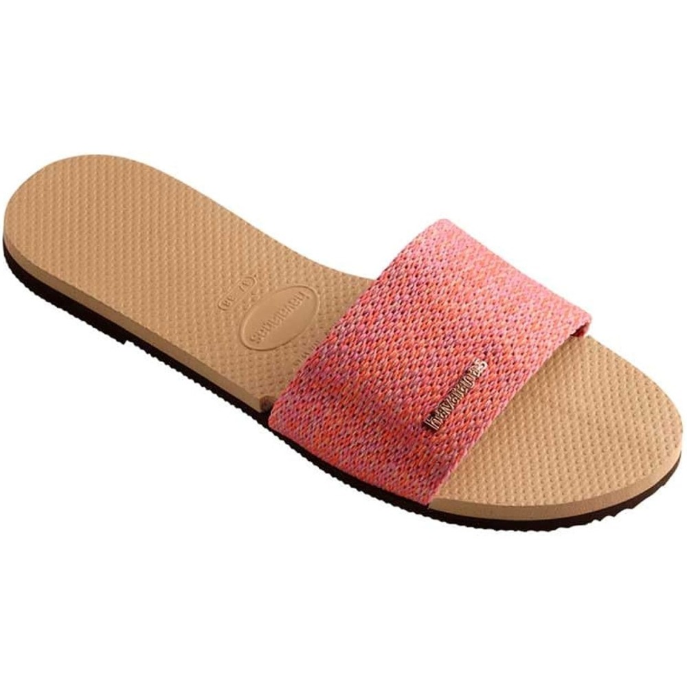 havaianas 哈瓦士 巴西人字拖 女款 You Malta 粉 涼鞋 拖鞋 夾腳拖 海灘鞋＊db小舖＊-細節圖4