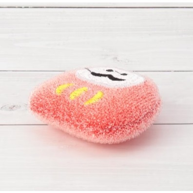 日本 Decole 閃亮亮清潔用菜瓜布-不倒翁 海綿菜瓜布 洗碗海綿＊db小舖＊-細節圖3