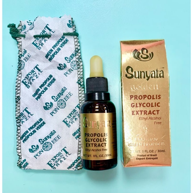 Sunyata ponlee 巴西蜂膠 黃金級高濃度綠蜂膠滴劑 30ml 無酒精無臘＊恩恩選物＊-細節圖3