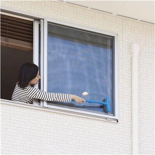 日本 Nippon Seal 加長型 可折疊 超省力 強力紗窗清潔刷＊db小舖＊-細節圖3