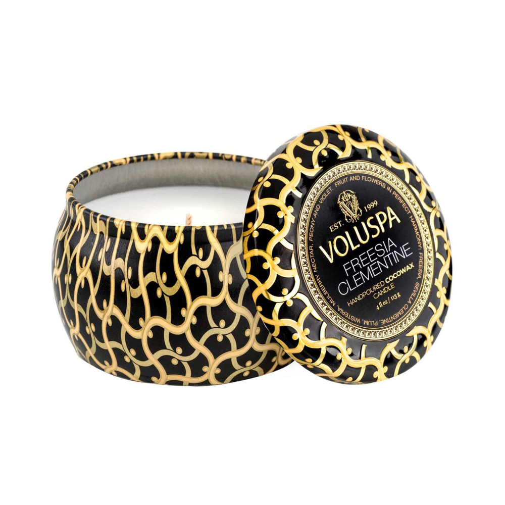 美國 VOLUSPA 香氛蠟燭-小蒼蘭柑橘 4oz 黑屋 居家香氛＊db小舖＊-細節圖3