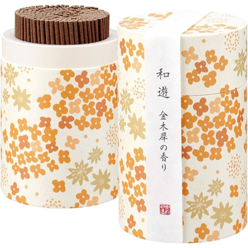 日本製 和遊聯名老舖 線香-薰衣草/桂花/白梅/向日葵/梔子花/皂香 薰香 筒型箱裝＊恩恩選物＊-規格圖7