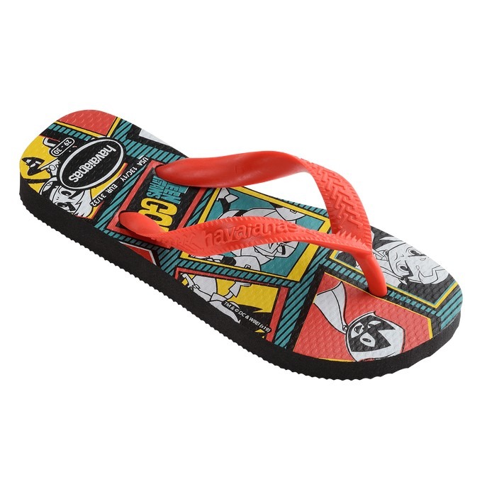 havaianas 哈瓦士 巴西人字拖 兒童款 Teen titans 少年悍將DC 涼鞋 拖鞋 夾腳拖 海灘鞋-細節圖3