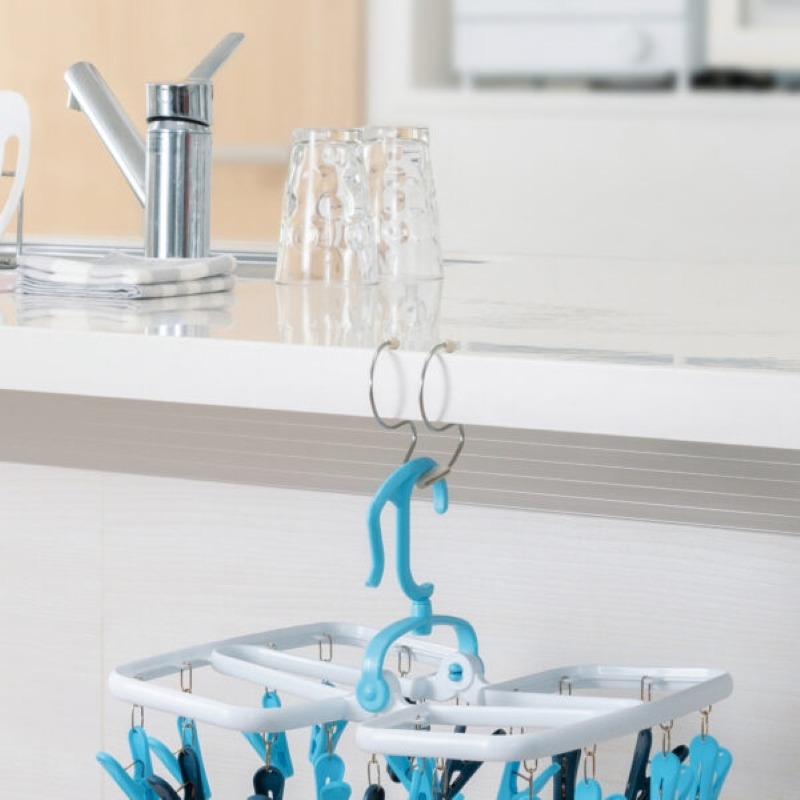 日本 Daiya 邊角掛勾 快速掛勾 物品懸掛勾 晾衣夾 快速晾曬 吊掛 收納＊恩恩選物＊-細節圖5