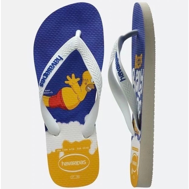 havaianas 哈瓦士 巴西人字拖 男款 Simpsons 荷馬 涼鞋 拖鞋 夾腳拖 海灘鞋＊db小舖＊-細節圖3