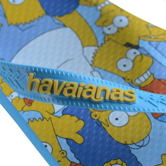 havaianas 哈瓦士 巴西人字拖 男款 Simpsons 藍滿版 涼鞋 拖鞋 夾腳拖 海灘鞋＊db小舖＊-細節圖4