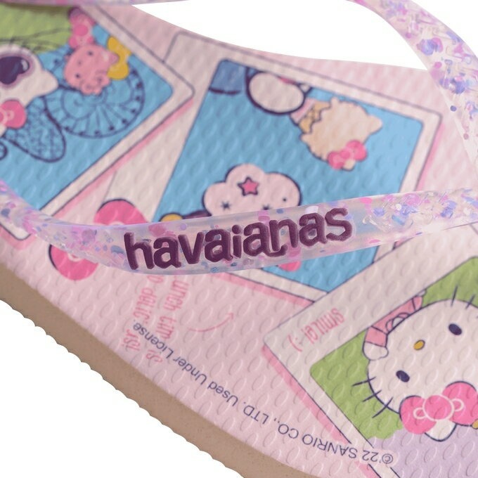 havaianas 哈瓦士 巴西人字拖 兒童款 slim hello kitty 果凍粉 涼鞋 拖鞋 夾腳拖 海灘鞋-細節圖5