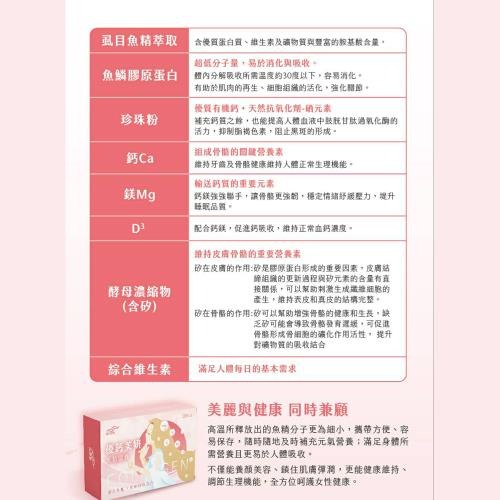 海浬寶 優鈣美妍魚精膠囊 30粒/盒＊db小舖＊-細節圖2