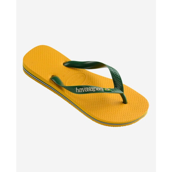 havaianas 哈瓦士 巴西人字拖 男款 Brasil logo 黃色夾心 涼鞋 拖鞋 夾腳拖 海灘鞋＊db小舖＊-細節圖4