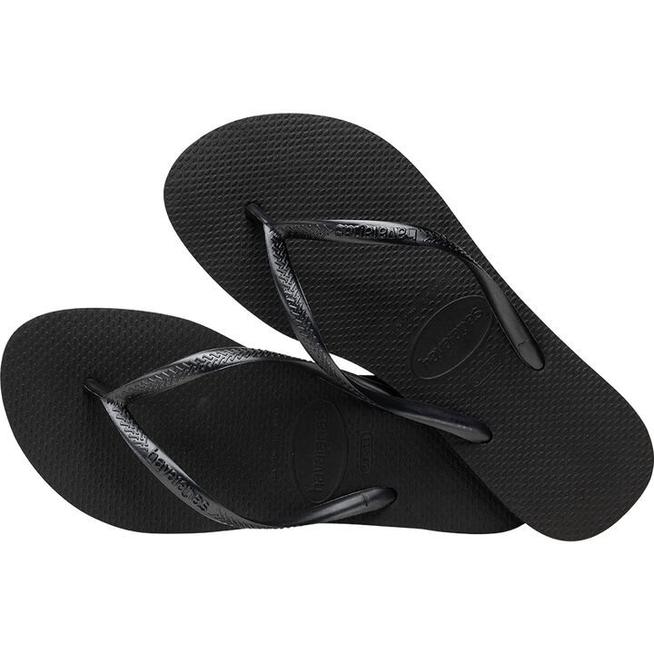 havaianas 哈瓦士 巴西人字拖 女款 Slim 黑 涼鞋 拖鞋 夾腳拖 海灘鞋＊db小舖＊-細節圖2