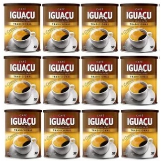 《12瓶》巴西 Cafe Iguacu Tradicional 伊瓜蘇 頂級冷凍顆粒即溶咖啡 200g 黑咖啡 研磨細粉
