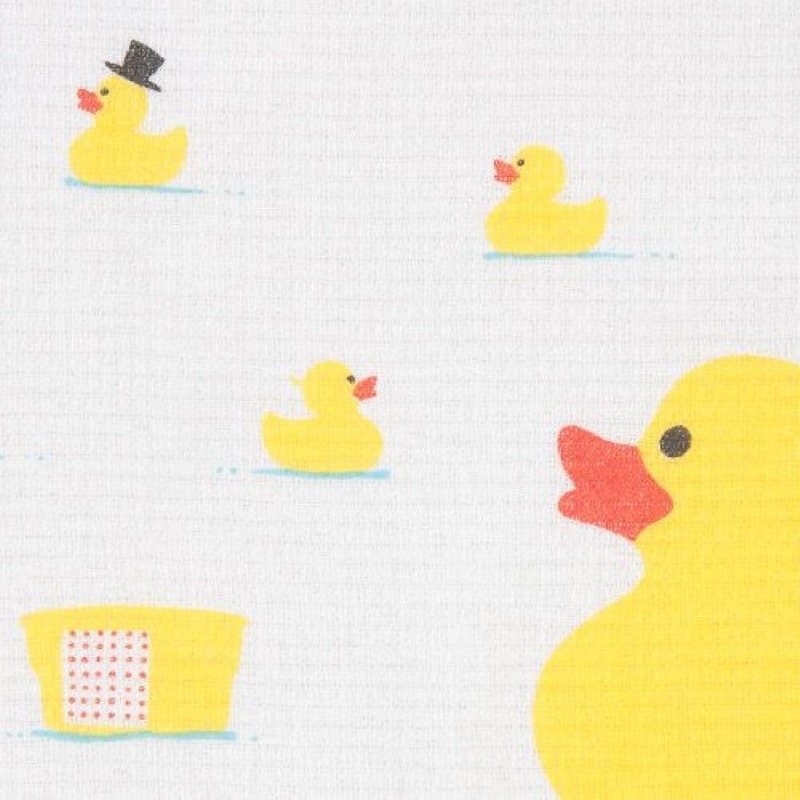 日本製 Kontex 今治浴巾-黃色小鴨 58×120cm 純棉浴巾 大毛巾＊db小舖＊-細節圖3